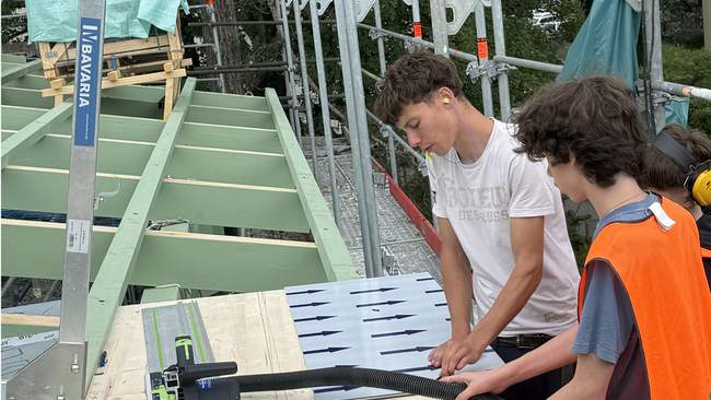 Solarprojektwoche mit der Schule Munzinger
